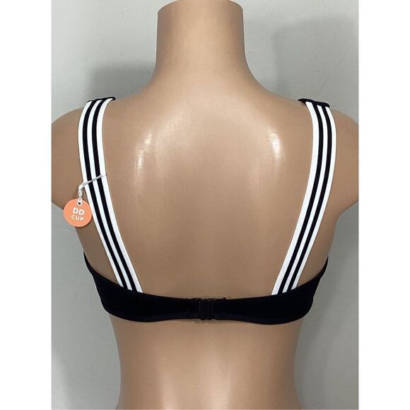 New. Seafolly belted black bikini set. US 4DD-top/6-bottom. Retails $189 - Picture 10 of 16